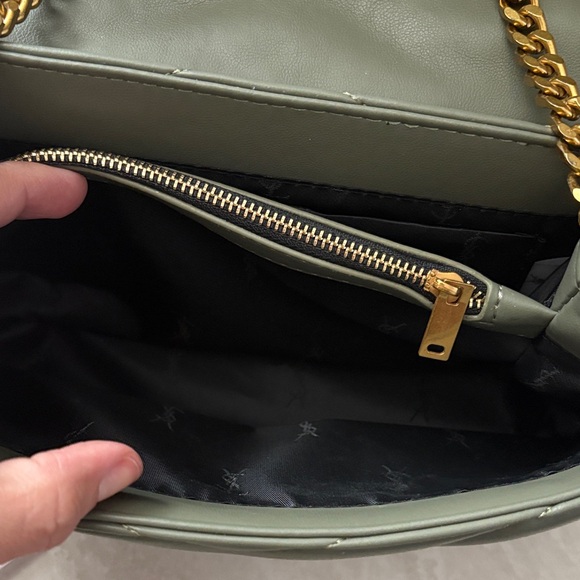 Inspired Handbag Green Quilted Shoulder Bag - Picture 5 of 11